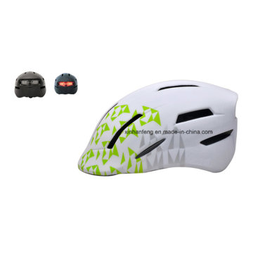 Nuevo casco de bicicleta de ciudad de diseño de moda con luz LED (VHM-049)